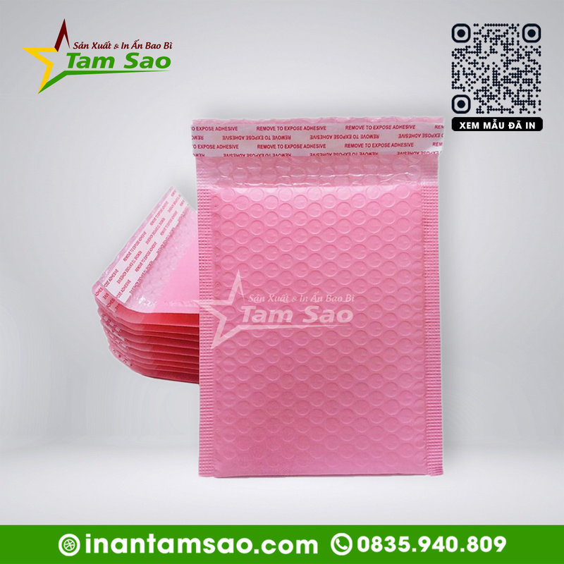 Túi Niêm Phong túi gói hàng chống sốc, túi niêm phong, túi niêm phong giá rẻ, túi gói hàng, túi đóng hàng in ấn tam sao