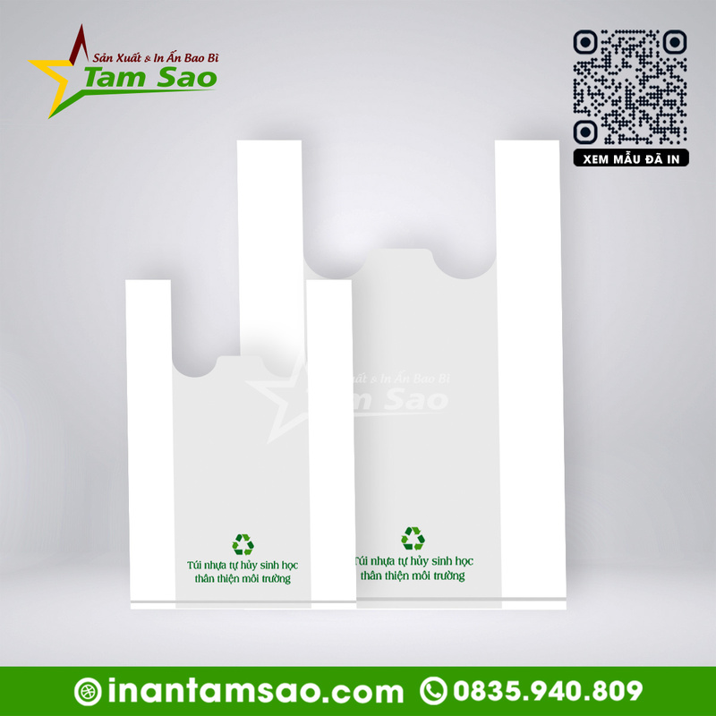 Túi Siêu Thị túi siêu thị, túi xốp 2 quai siêu thị, túi xốp siêu thị, túi tự hủy sinh học, túi nilon siêu thị