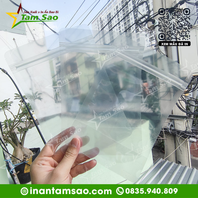 túi zip trà chanh 2 mặt trong