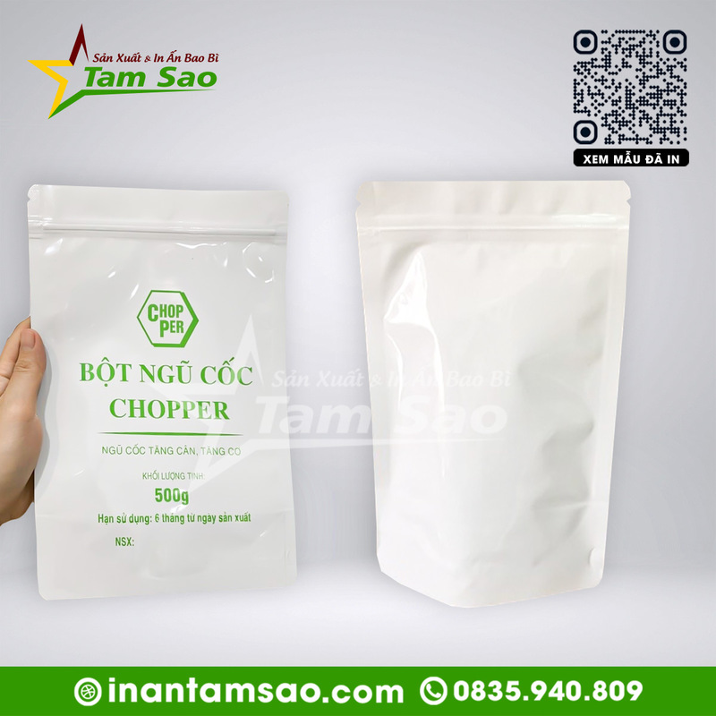 Túi Zipper Túi Zip, Túi Zipper, Bao Bì Tam Sao, túi zip trắng, túi zipper trắng, túi zip trắng sữa, túi zip sữa