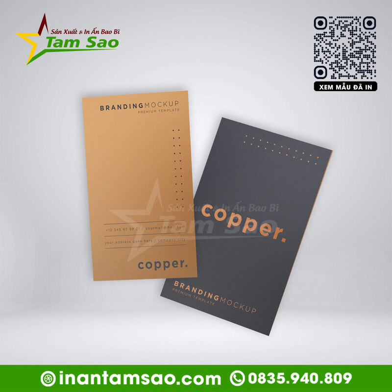 Ấn Phẩm Văn Phòng in name card, in card visit, in card visit gia re, in name card gia re, bao bì tam sao, thiet ke card visit