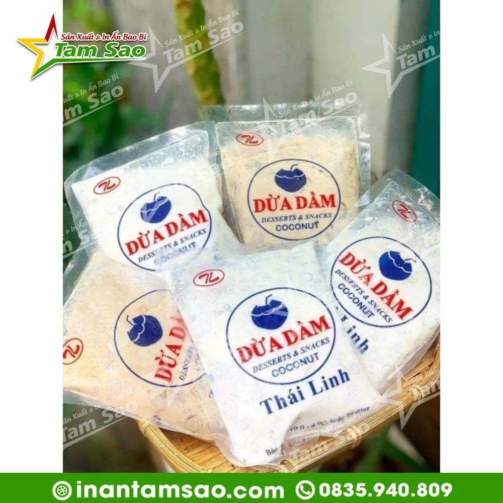 in túi hút chân không đựng chè