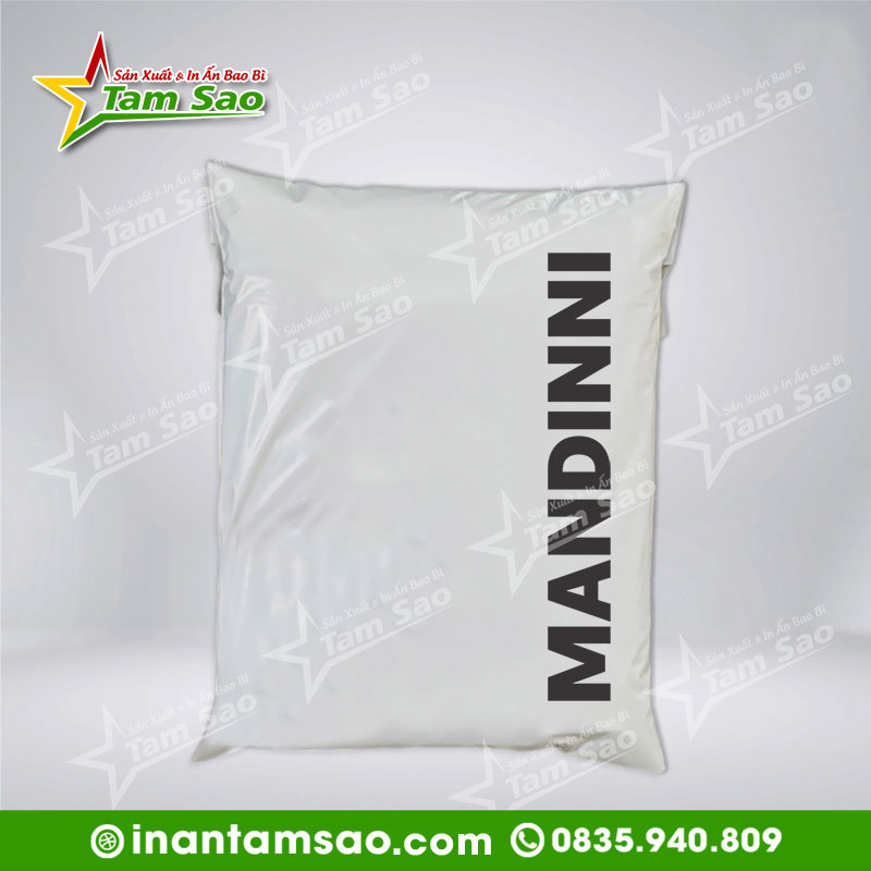 Túi niêm phong in logo Mandinni