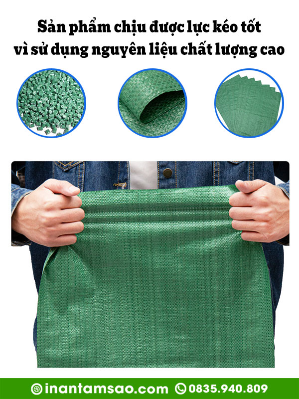 bao tải dứa chịu lực kéo tốt