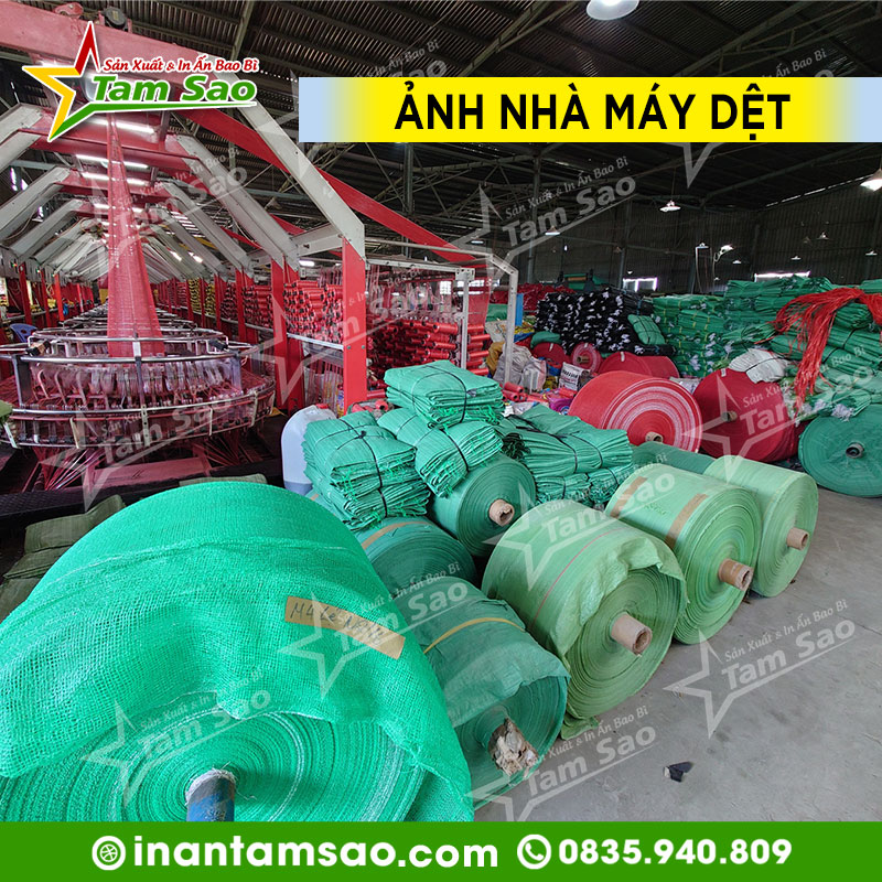 nhà máy dệt bao tải dứa