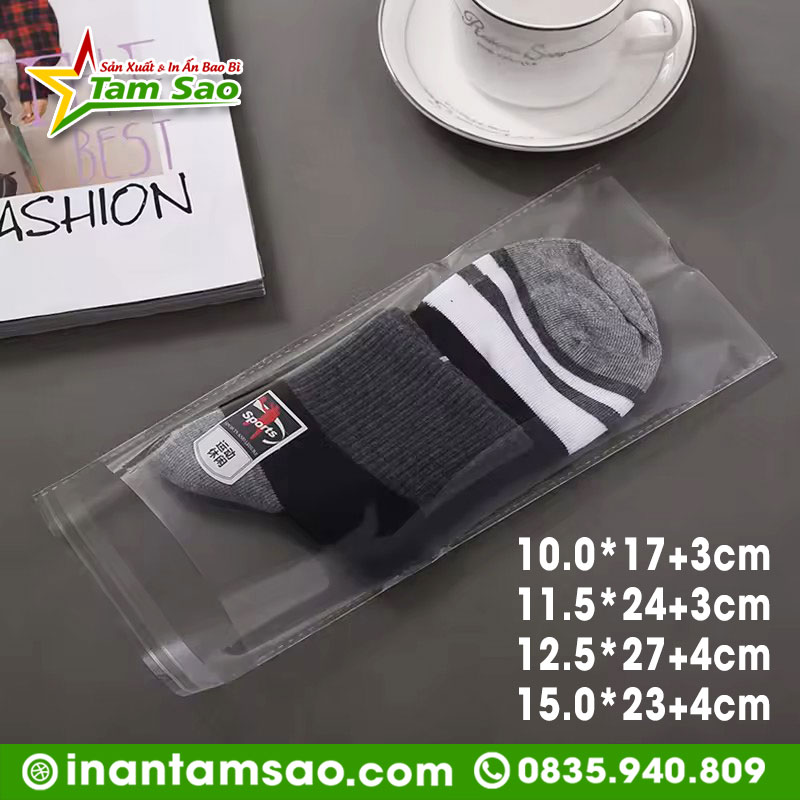 túi opp đựng tất