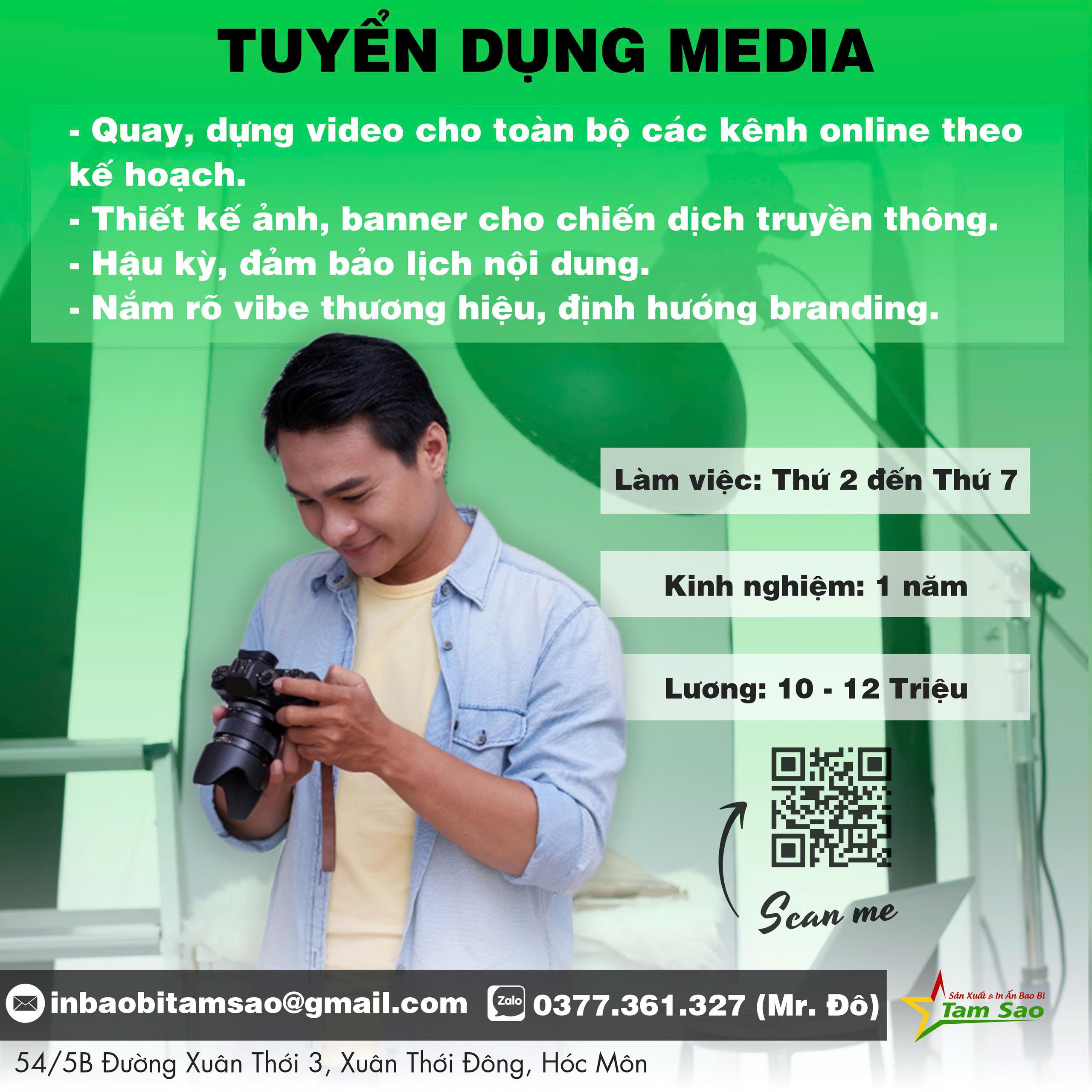 Tuyển dụng tuyển dụng nhân viên Media
